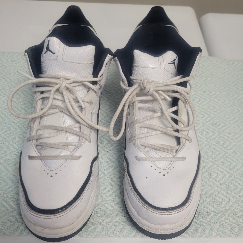 Air Jordan White and Black Sneakers